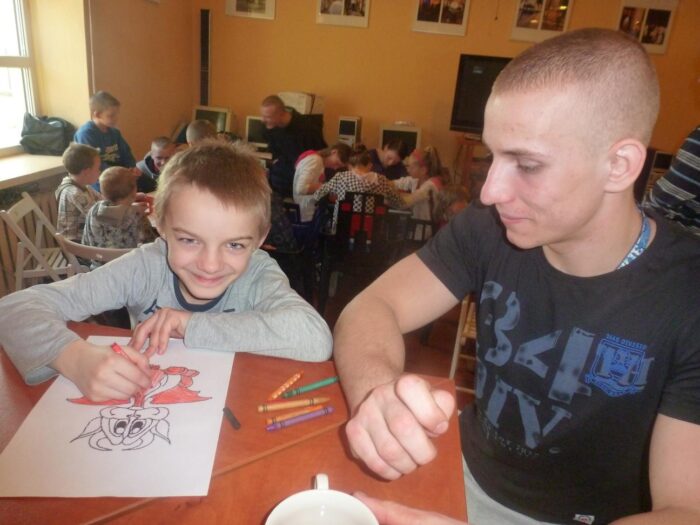 Spotkanie z dziećmi ze Świetlicy Profilaktyczno-Wychowawczej w Żyrardowie