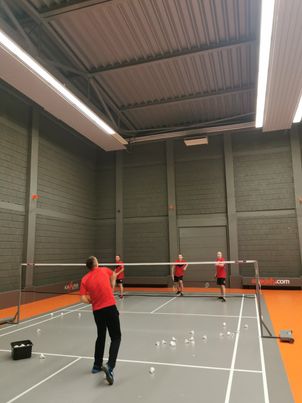 Warszawski trening badmintona