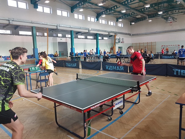 Powiatowe zawody tenisa stołowego szkół ponadpodstawowych w Wiskitkach