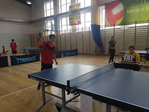 Powiatowe zawody tenisa stołowego szkół ponadpodstawowych w Wiskitkach